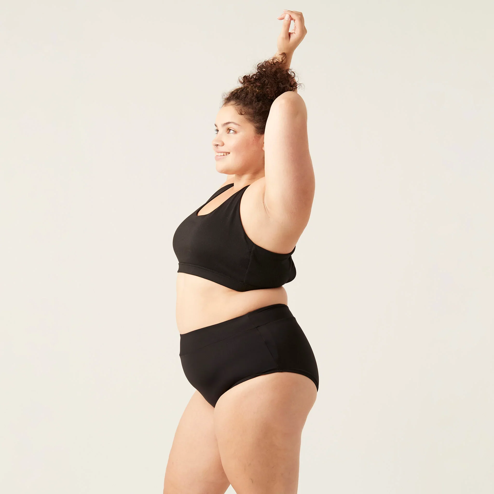 Modibodi Recycled Swimwear Hi-Waist Bikini Brief - Image 2